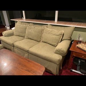 Comfortable sofa AND oversized chair!